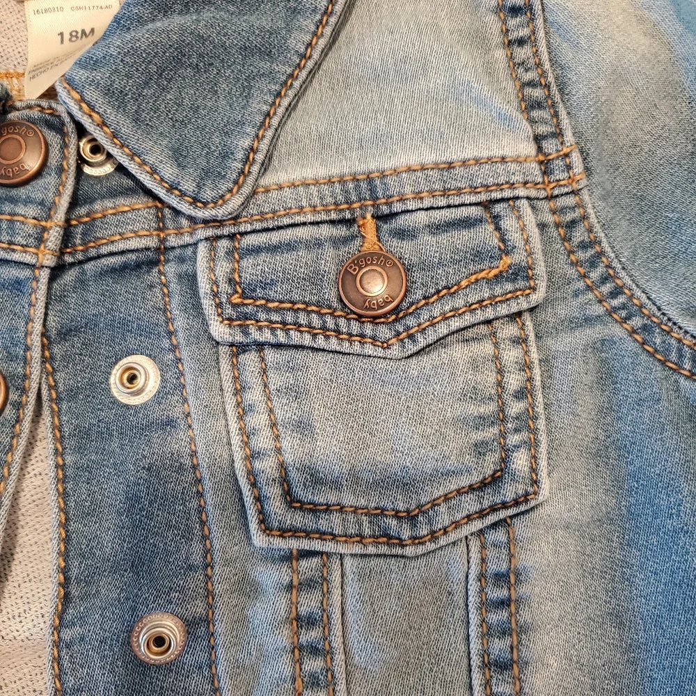 Baby B'Gosh Jean Jacket 18M NWT - Picture 4 of 10